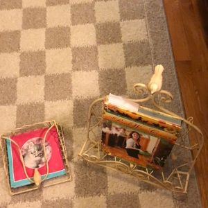 Pretty Cookbook and Napkin Holders